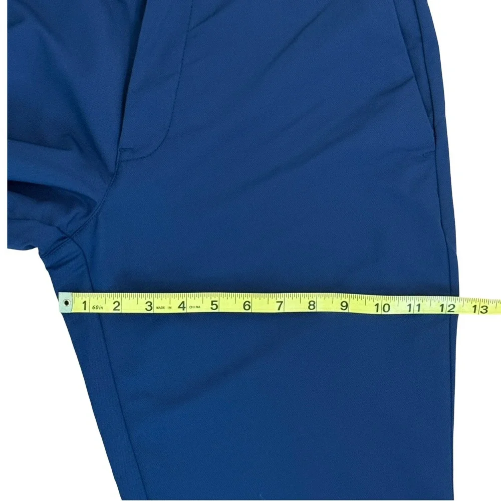 Banana‎ Republic Mens Core Temp Navy Blue Performance Pants 32x32 Slim Fit